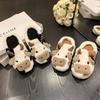 Versatile cartoon cute little cow bag head slippers soft sole non-slip comfortable warm Mao Mao shoes 2025 autumn and winter new