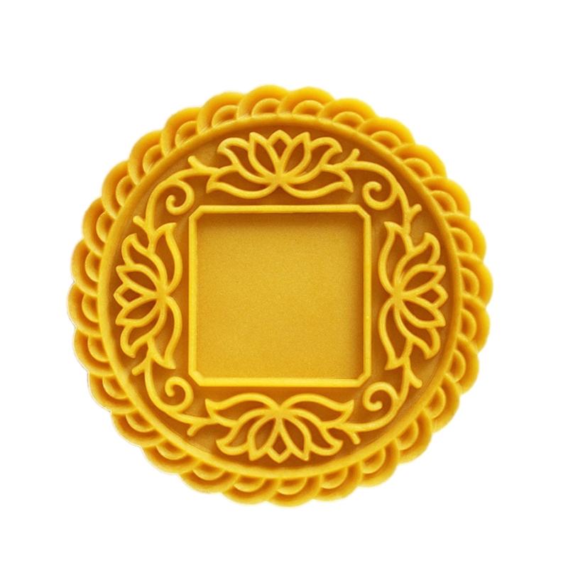 Plastic Dessert Molding Baking Molds Mungs Bean Cake Molds Dough Moulds Cookie Molds Dessert Press Tool ABS Texture