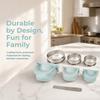 Plastic Stainless Steel Dumpling Press Mold Set Dumpling Skin Press Set  Kitchen Tool