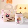 Shangqi Pink Girl Umbrella Mug Set