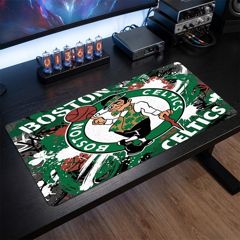 Celtic FC Thema Muster Mauspads, Fußball Logo Design XXL Gaming Schreibtischmatte Rutschfeste Computer-Mauspad