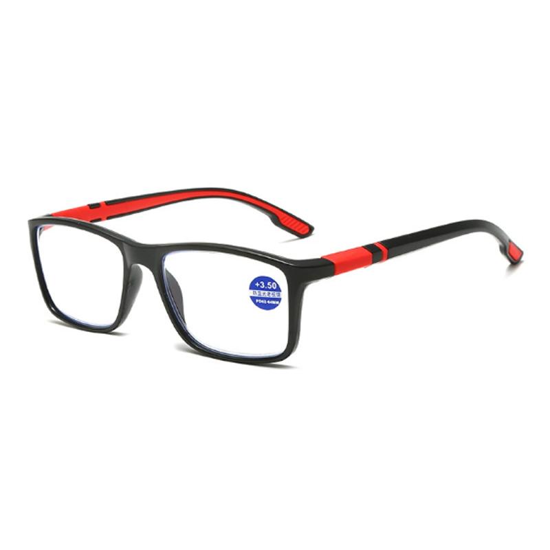 3PCS Ultralight Reading Glasses Blue Light Blocking Sports Presbyopia Eyeglasses for Men Women Hyperopia Eyewear +100~+400