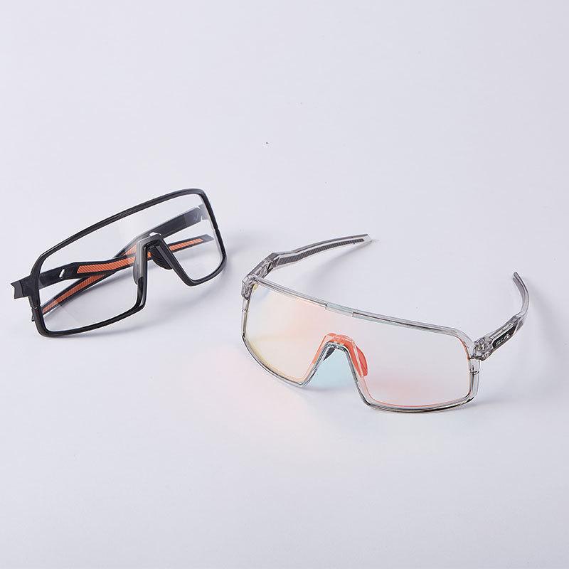 Riding Glasses Color Changing Adjustable Nose Pads Full Frame TR90 Frame Youth Outdoor Sports Windproof All-Weather Goggles