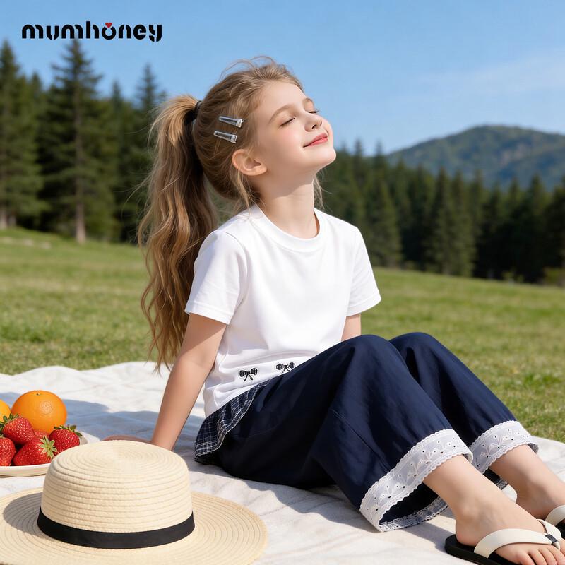 Heini Mumu Girls  Slim Fit Spliced Short Sleeve T-Shirt EU 36