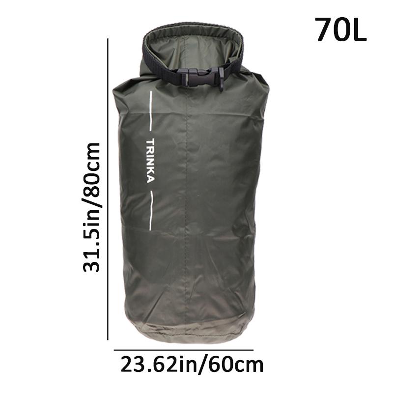 8L 40L 70L Vodotěsná úložná taška Venkovní cestovní tašky pro plavbu lodí, jízdu na kajaku, kanoistiku, plovoucí suchý vak, pouzdro