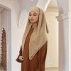 Muslim Modal Jersey Instant Hijab Scarf Solid Color Long Shawlhead Wraps For Women Headband Headscarf Niqab Cover Turbante New