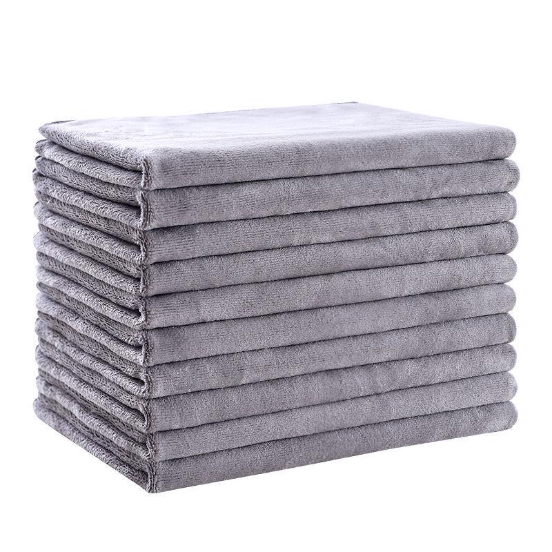 10-Pack Hair Salon Towels - Absorbent, Durable, Non-Shedding Head Wraps