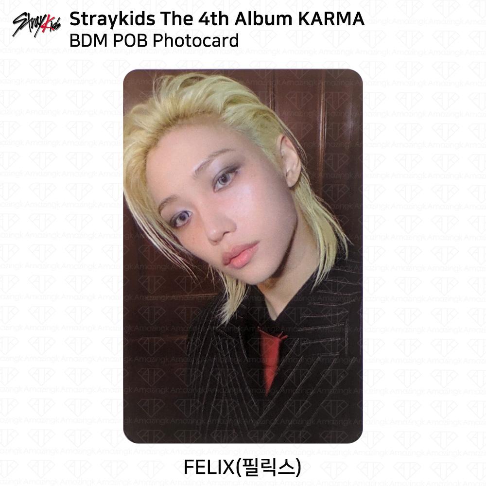 

Stray Kids 4-й альбом Karma BDM POB Фотокарточка KPOP K-POP SKZ Felix