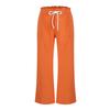 New Soft Cotton And Linen Women's Pants Solid Color Lace-Up Loose Casual Wide-Leg Trousers