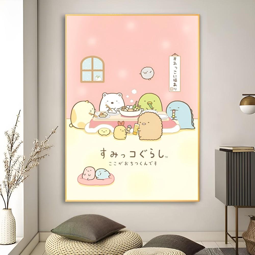 Sumikko Gurashi Poster Poster Art Print Bar Living Room Furniture Decor