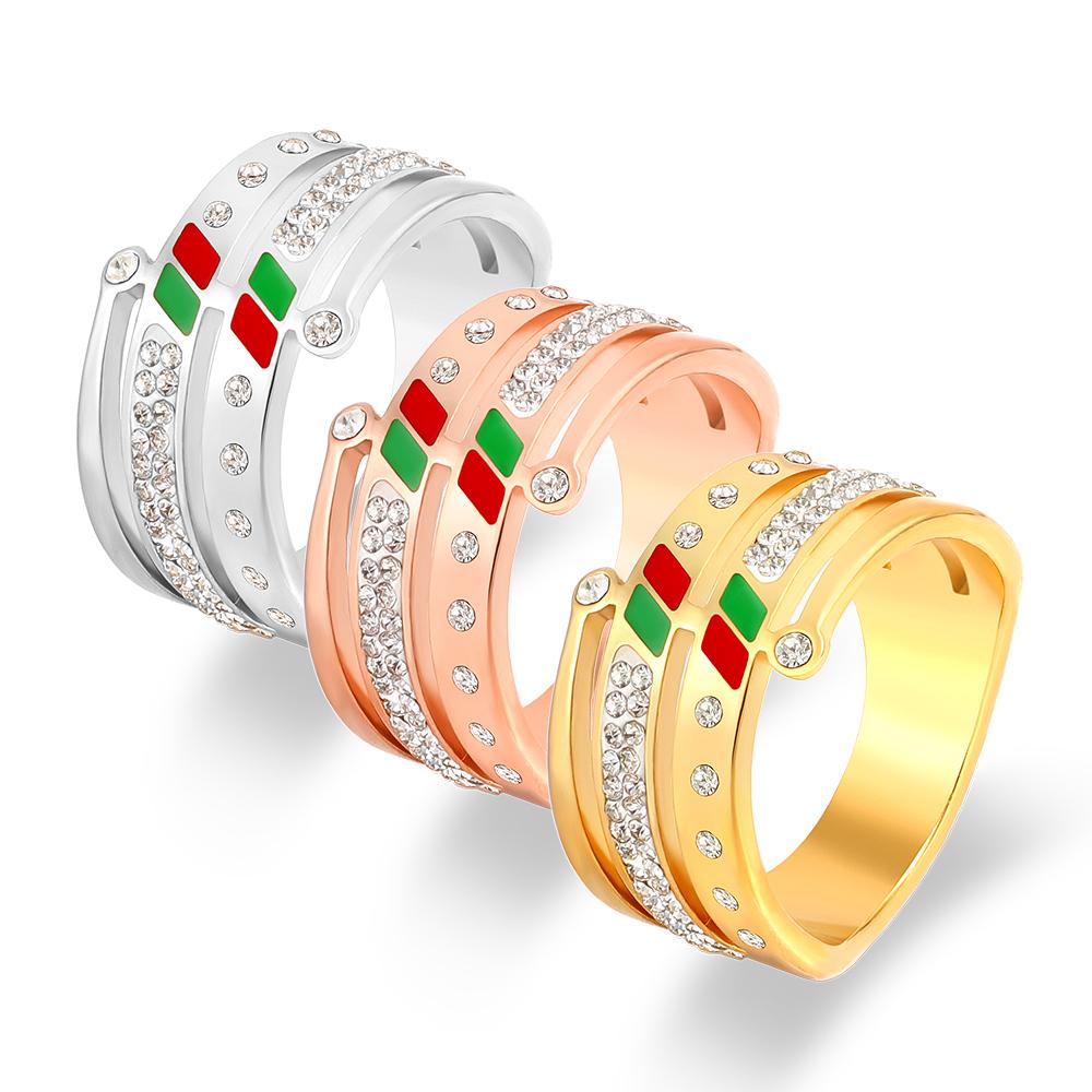 

FYSARA Модные зеленые и красные кольца для женщин, циркон, роскошное обручальное свадебное классическое золотое кольцо с кристаллами для помолвки, кольцо для влюбленных 9 ярко-розовый