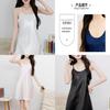 Lady Sleep Dress Silklike Satin Camisole Nightgown For Comfortable Lounge And Sleep