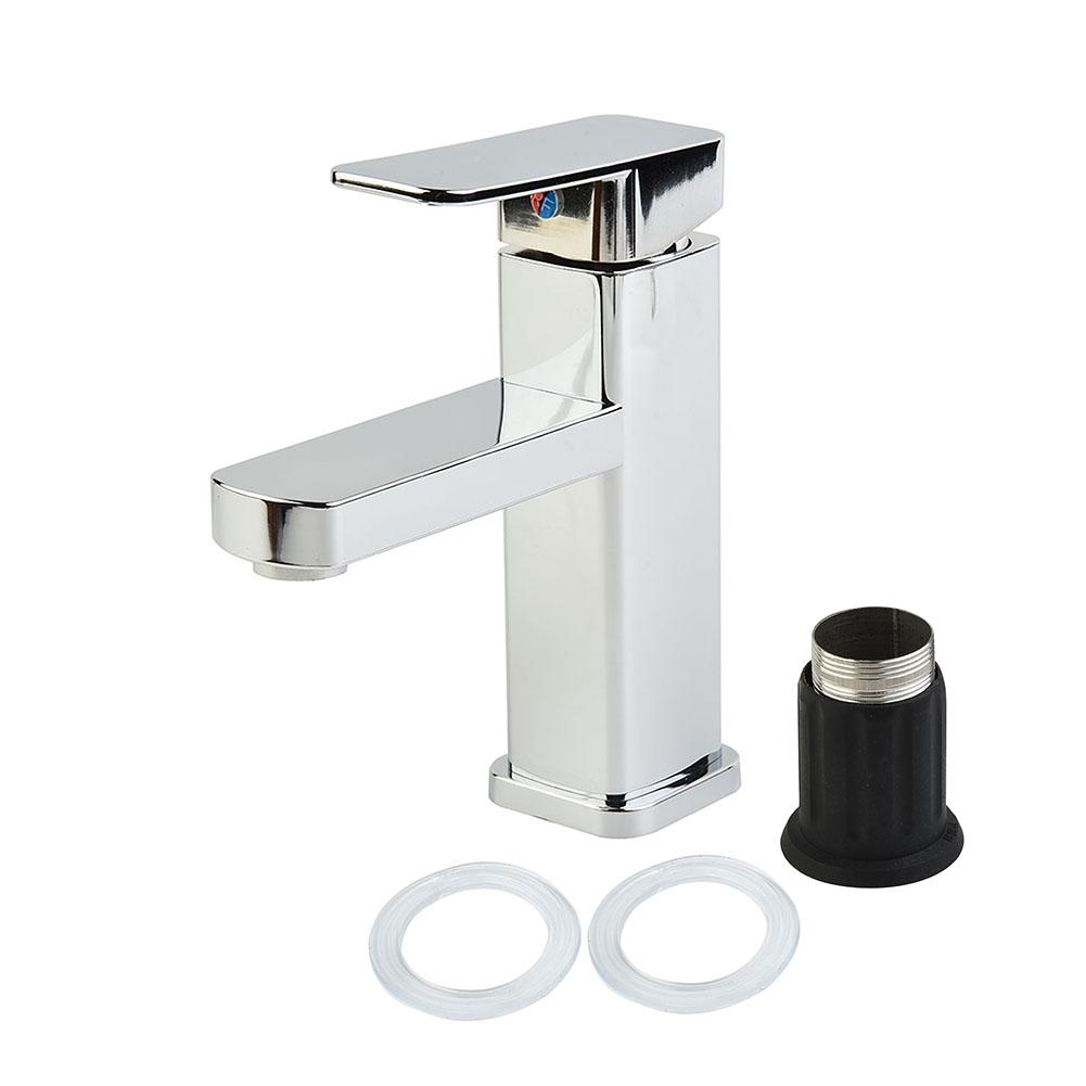 

Sitting And Standing Mono Basin Tap Copper With Chrome Plating