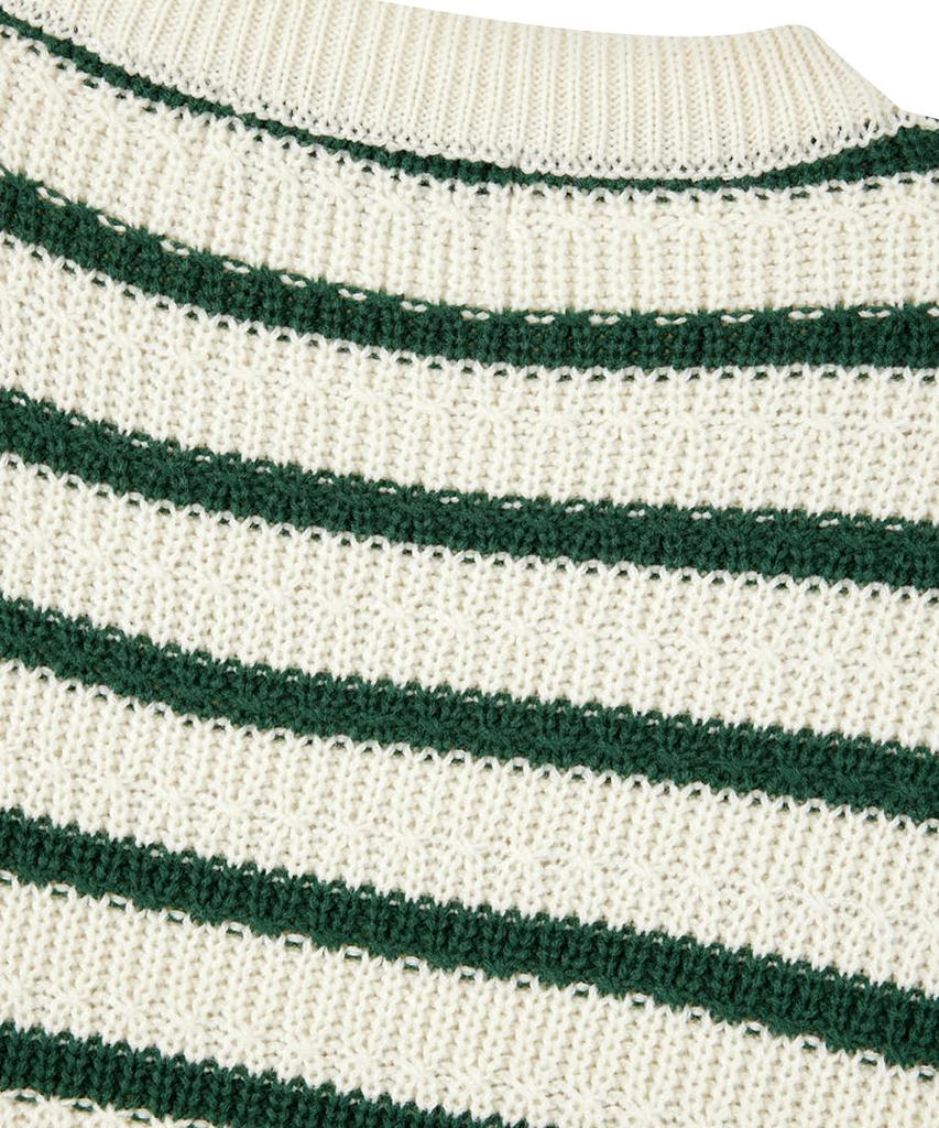 NODU Napoli Striped Knit [Green]