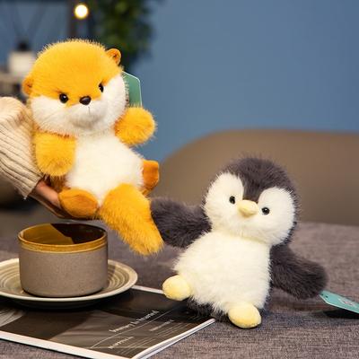 Niedliche Puff-Serie Pinguin Seehund Capybara Plüschtier Hochzeits-Wurfpuppe Aquarium Zeremonie