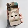 Hülle Für Oukitel C1/C1 Pro Hülle Ästhetisch Mode Niedliche Katze Cartoon Schwarz Weiches Silikon Rückabdeckung Stoßfestes TPU Handyhülle