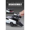 1/32 Tesla Cybertruck Toys Off Road Vehicle Die Cast Model Car Sound & Light Beach Motorcycle Hobby Collectible Birthday Gift for Boy