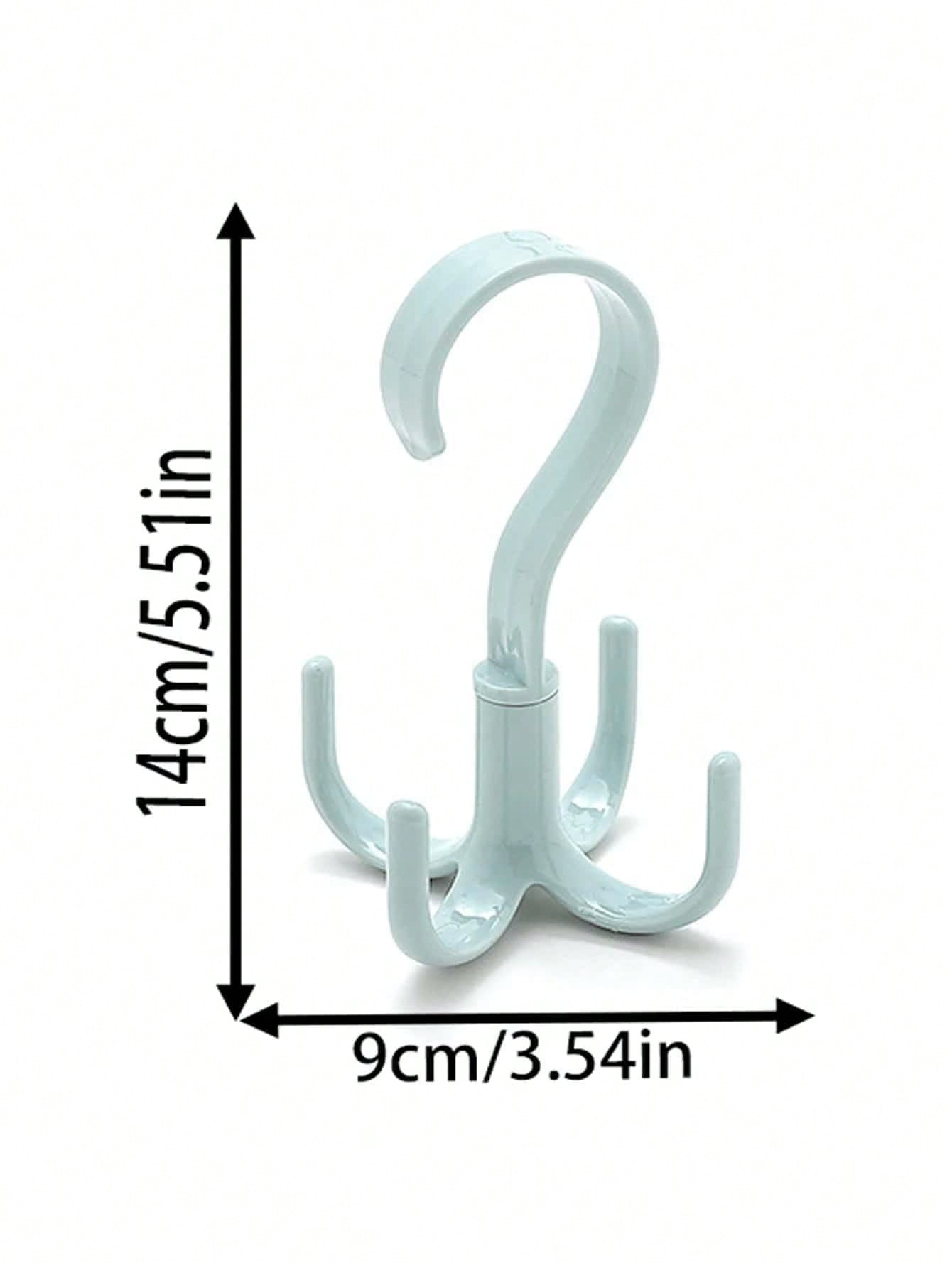 

1pc 360 Rotating Hook, For Hat, Bag, Scarf, Wardrobe, Door, Clothes Hanger різнокольоровий