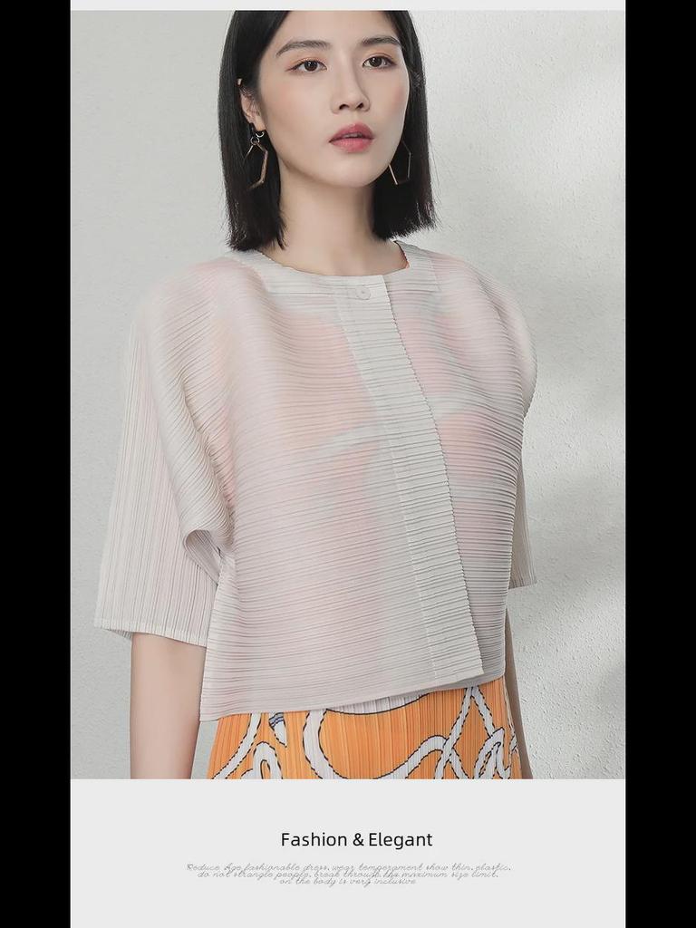 Dámský ležérní skládaný kardigan Miyake 2024