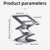 3 Layer Desktop Holder 360 Adjustable Foldable Phone Tablet Bracket Holder Aluminum Alloy Anti Slip for 11-17 Inch Notebook