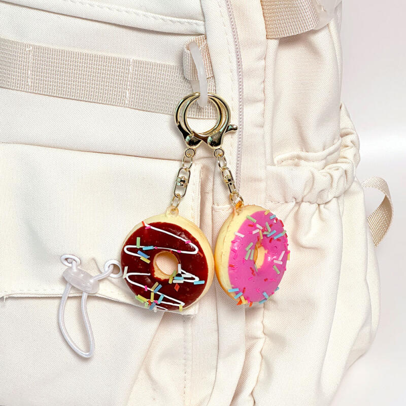Donut Squishy Keychain