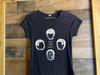 Our Lady Peace T-Shirt Womens Medium Juniors Concert Band Music Silhouette Faces
