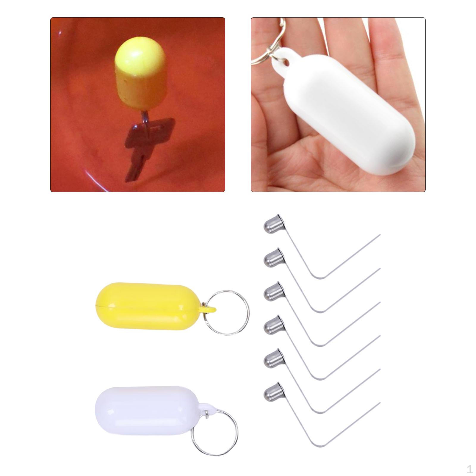 

Floating Keychain Waterproof Watersport Locking Pin Kayak Paddle Spring Snap Button Clips for Marine