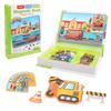 Kids Intelligent 3D Jigsaw Toys Magnetic Puzzle Book Brain Training Games Educational Montessori Toys for Kids Gifts Xmas Toys