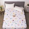 Copriletto con angoli in cotone 2023 Stampa biancheria da letto Coprimaterasso con copriletto elastico Senza federe