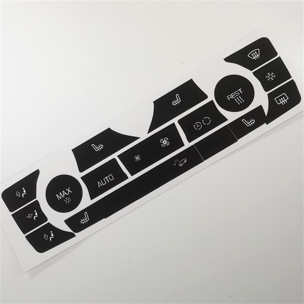 For 06-11 BMW 325i 328i 335i E90 E91 E92 AC Control Button Repair Decal Stickers