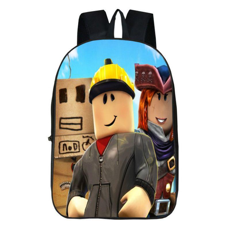 

Школьный рюкзак Roblox для детей с большой вместимостью и прочным полиэстеровым материалом J