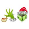 Trendy Christmas Green Frog Monster Earrings - Unique European & American Fashion Design