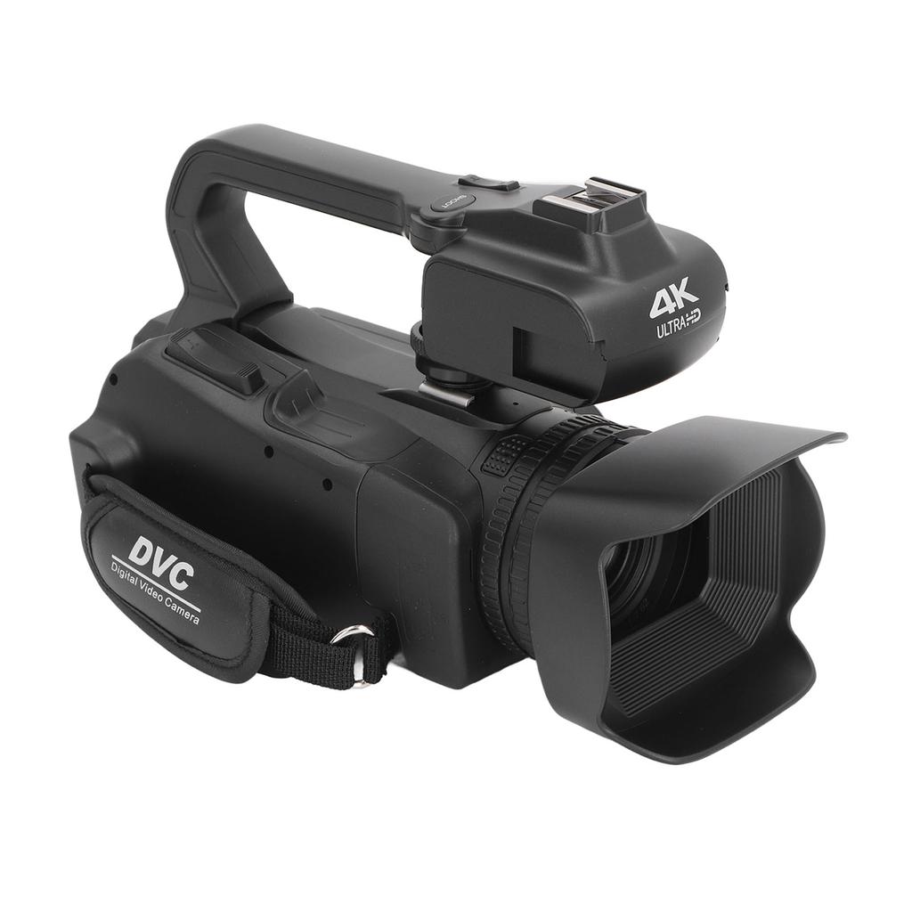Camcorder 4K 64MP 18x Digitalzoom 4-Zoll-Touchscreen Vlog-Kamera Verlustfreie Ausgabe mit Fernbedienung