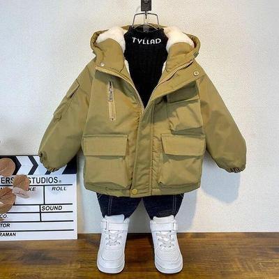 Giacca Invernale da Ragazzo Imbottita Design Ispessito Bello Caldo