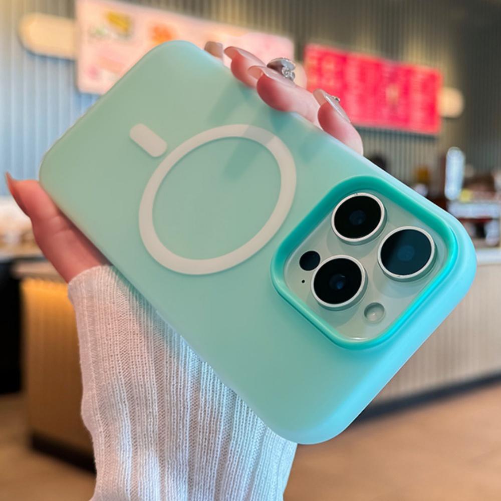 Candy Color 2IN1 for Magsafe Case for For Iphone 17 Air 16 15 14 13 12 Pro Max 11 16Plus 16E Magnetic Clear Matte Soft Cover