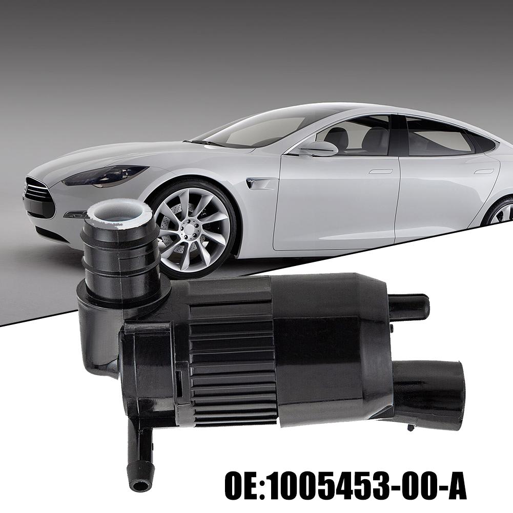 Brand New Durable High Quality Washer Pump Parts & Accessories 1pcs ABS Black 1005453-00-A 1pack For Tesla Model S