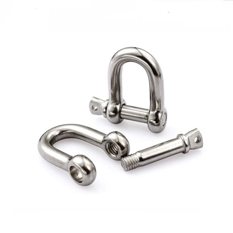 Stainless Steel Lifting Towing Bow Dee D Link Rigging Shackles Marine 5mm-10mm