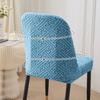 High Back Dining Chair Cover Elastic Spandex Slipcover Stretch Chair Cover Stretch Jacquard Kitchen Chair Cover Dining Room