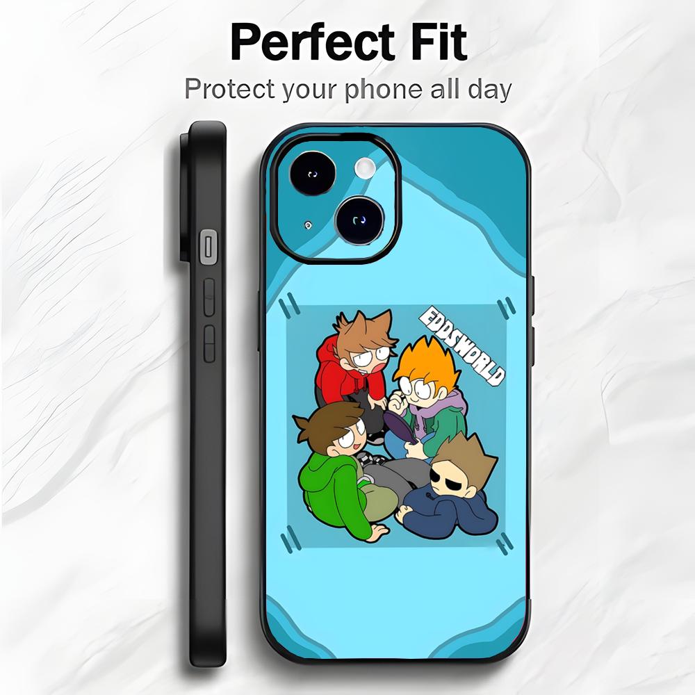 

Funny Cool Cute Cartoon E-Eddsworld Phone Case Phone Case Soft Packaging Lightweight For iPhone17 16 15 14 13ProMax iphone17air