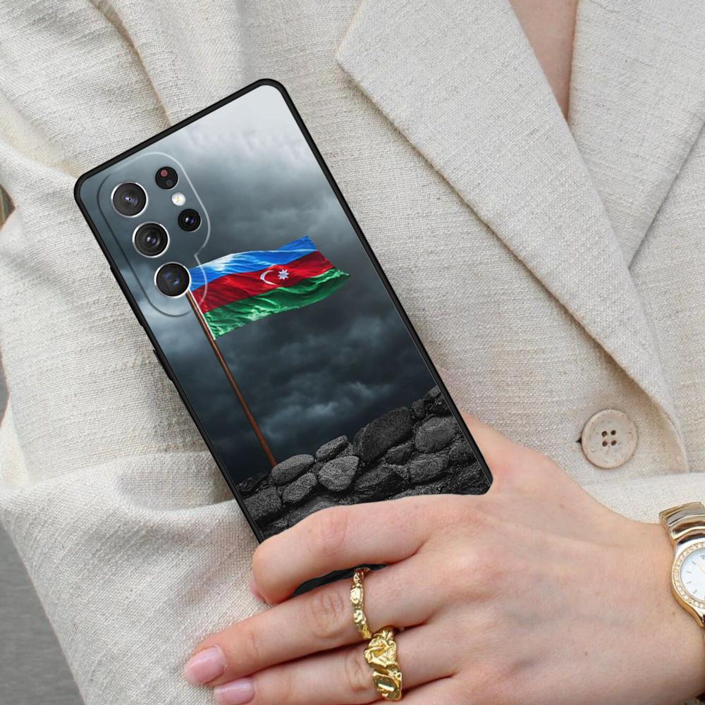 Azerbaijan Flag SOFT Cell Phone Case for Samsung Galaxy S26 Ultra S25 S24 S23 S22 S21 S20 Note10 Cover