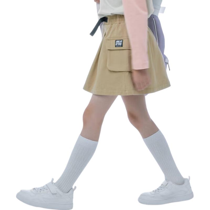 Balabala Girls  Casual A-line Cotton Short Skirt 130