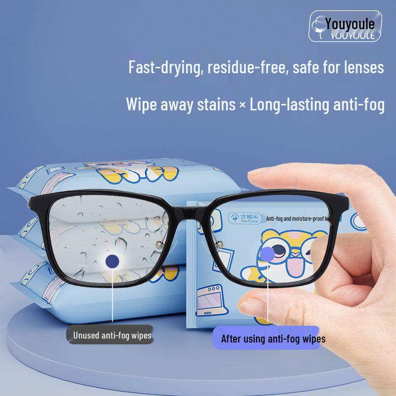 Anti-Fog Lens Wipes: Quick-Dry, Streak-Free, Lint-Free Cleaning for Glasses