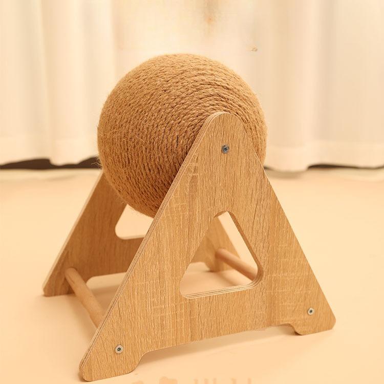 Cat Scratching Board Toy with Ball Sisal Rope Perches for Climbing Sharpening Cat Tree Accessories Self Play pet products