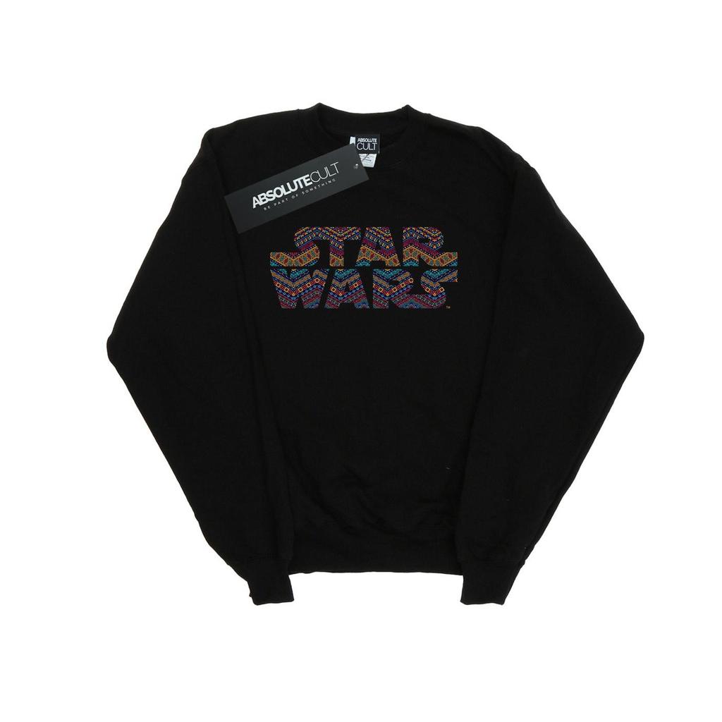 STAR WARS Mens Colour Aztec Logo Sweatshirt