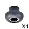 2xBlender Smoothie Machine Head, Head Gear Coupling, Connector Juicer Blender Parts , Black, 4