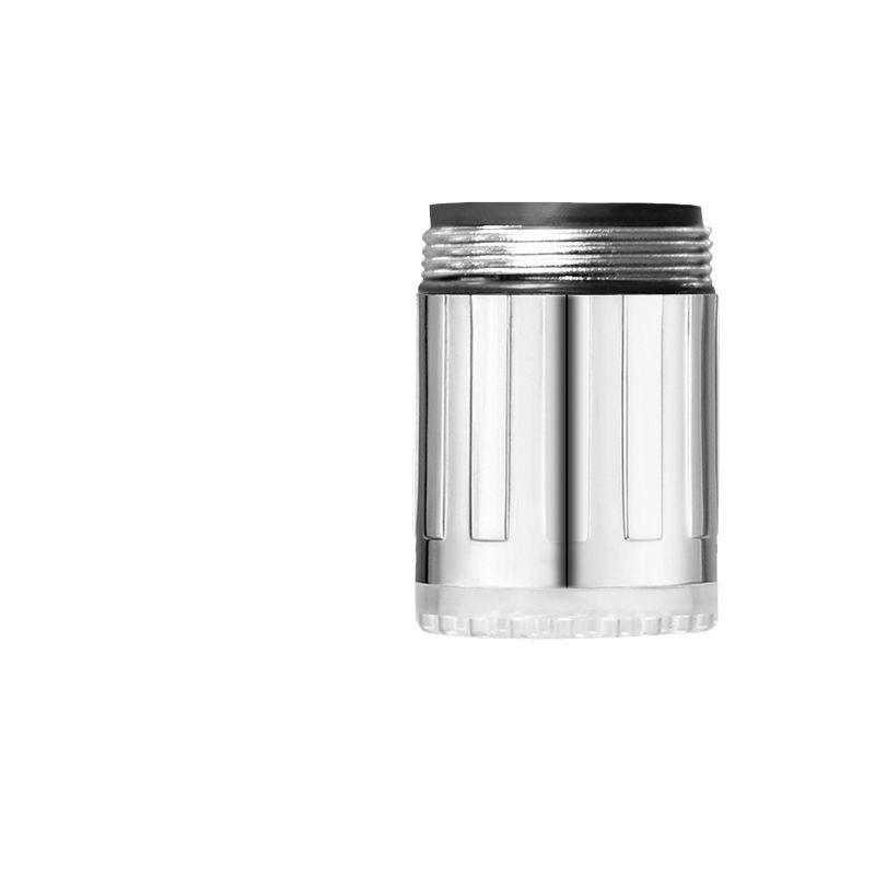 Inteligentna głowica kranu kuchennego LED ze zmiennym kolorem, z kontrolą temperatury i perlator zapobiegający rozpryskiwaniu wody, na ciepłą i zimną wodę