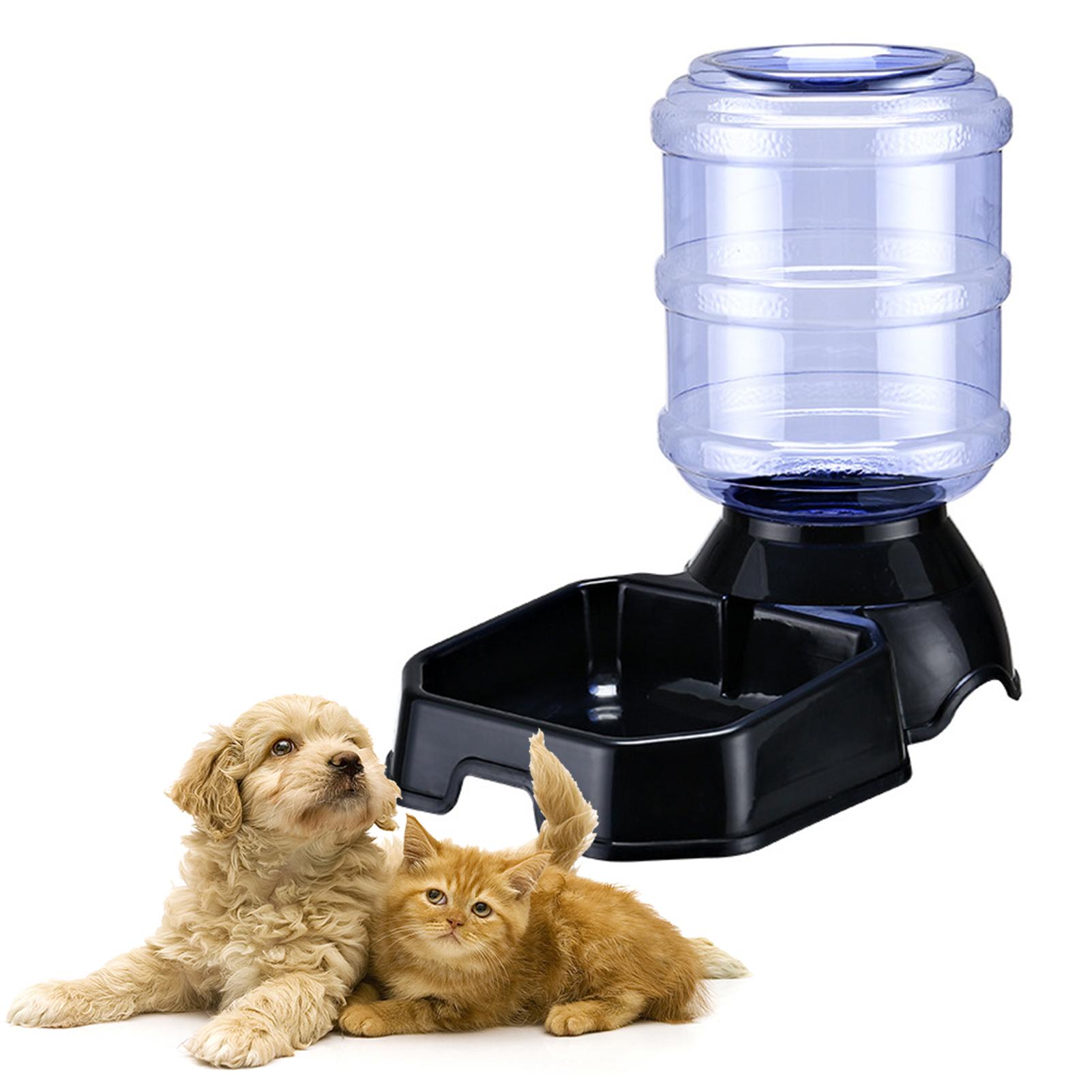 Rellorus Distributore Cibo Automatico Per Gatti - Doppia Ciotola, Programmabile, Con Voce, 5L, Ideale Anche Per Cani Piccoli
