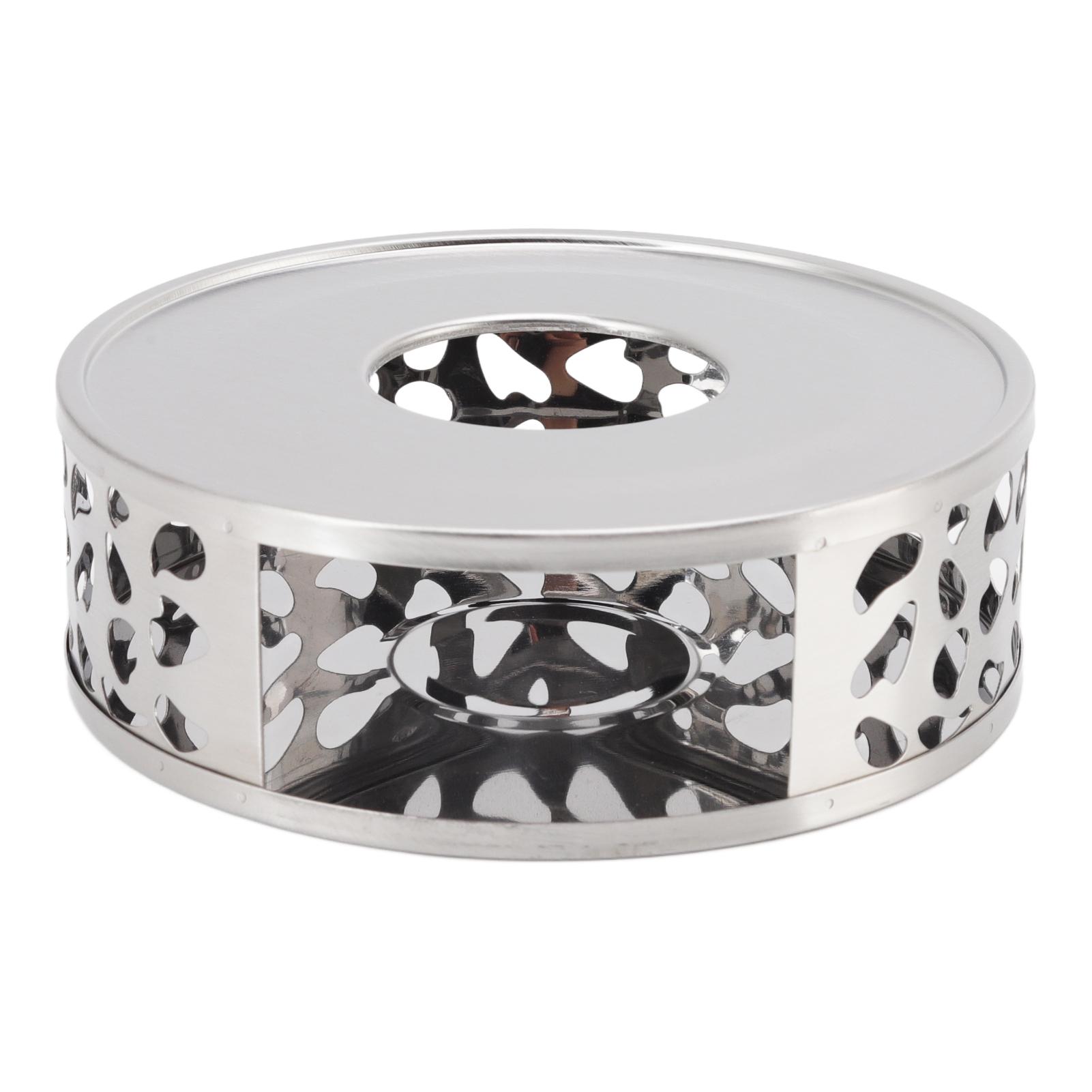 

Teapot Heater Stainless Steel Ventilation Hole Design Hollow Teapot Warmer for Home Irregular Hole L