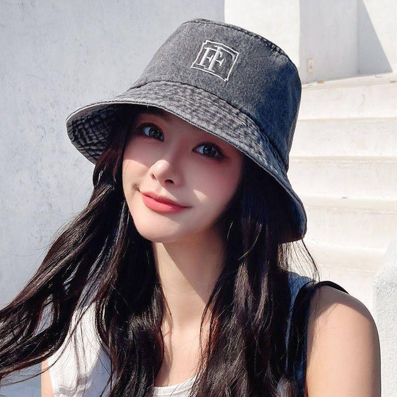 

Корейская версия шляпа рыбака с буквами универсальная шляпа для бассейна шляпа Able Sun