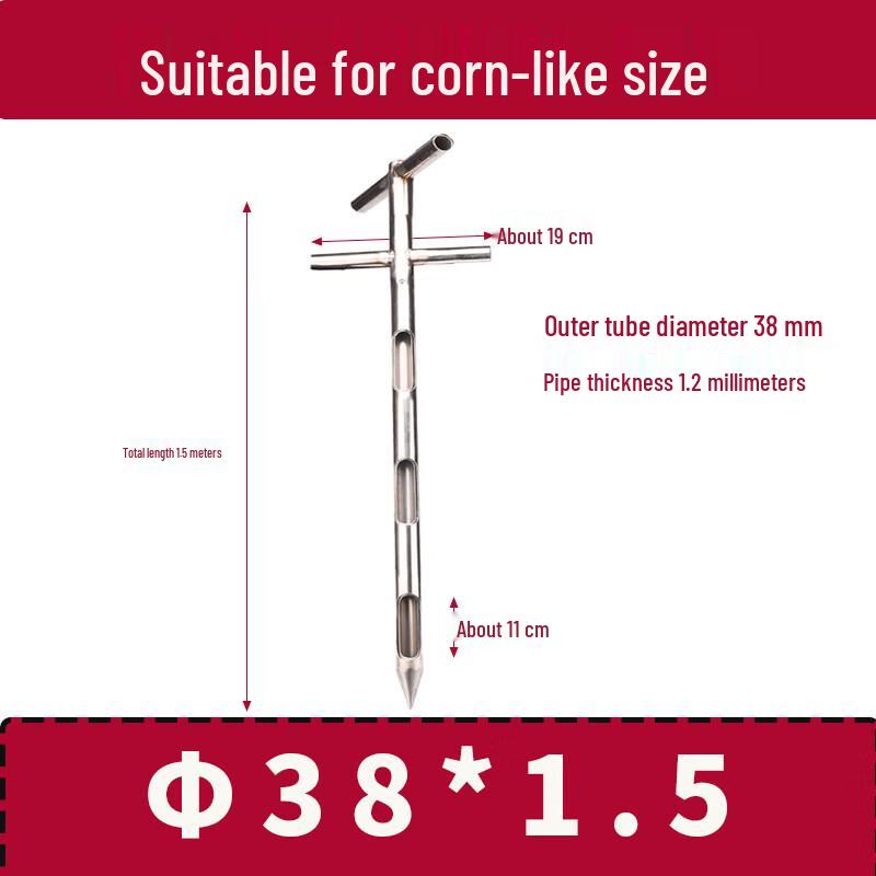 Stainless Steel Double-Tube Grain Sampler